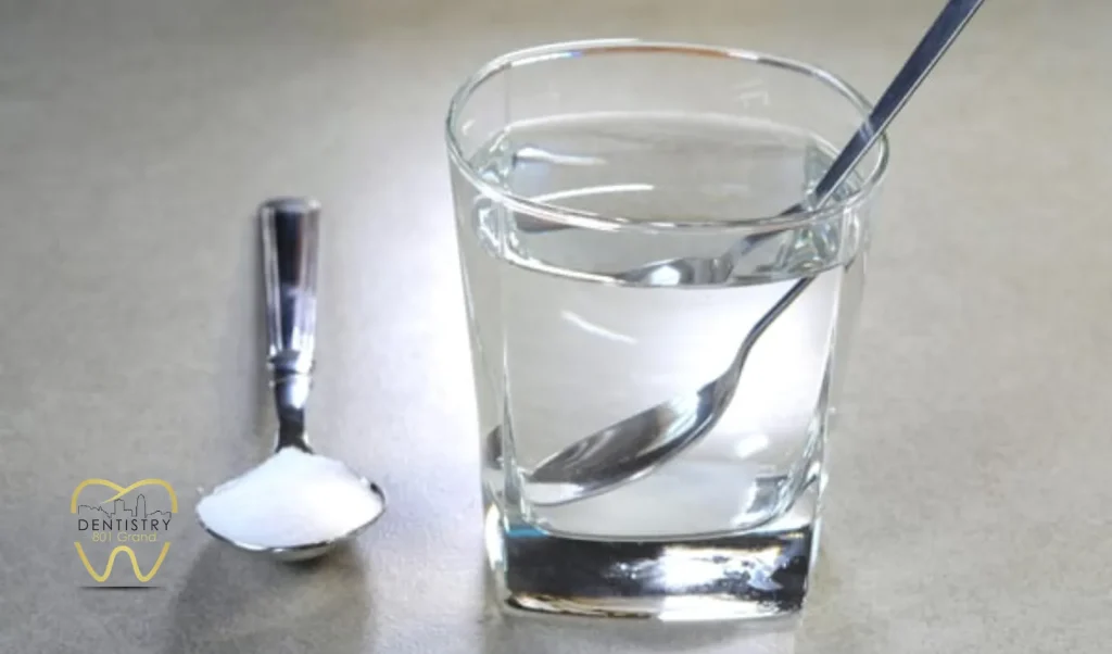 Warm Salt Water Rinse